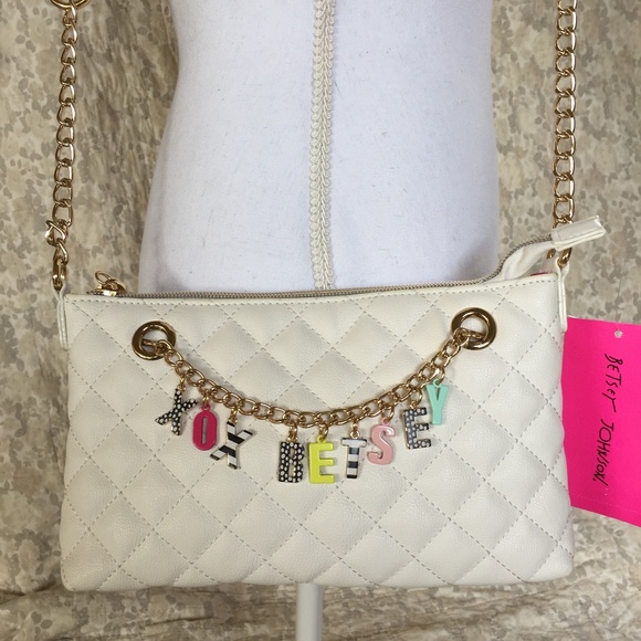 Betsey Johnson Handbags - HPFINAL Betsy Johnson quilted handbag NWT